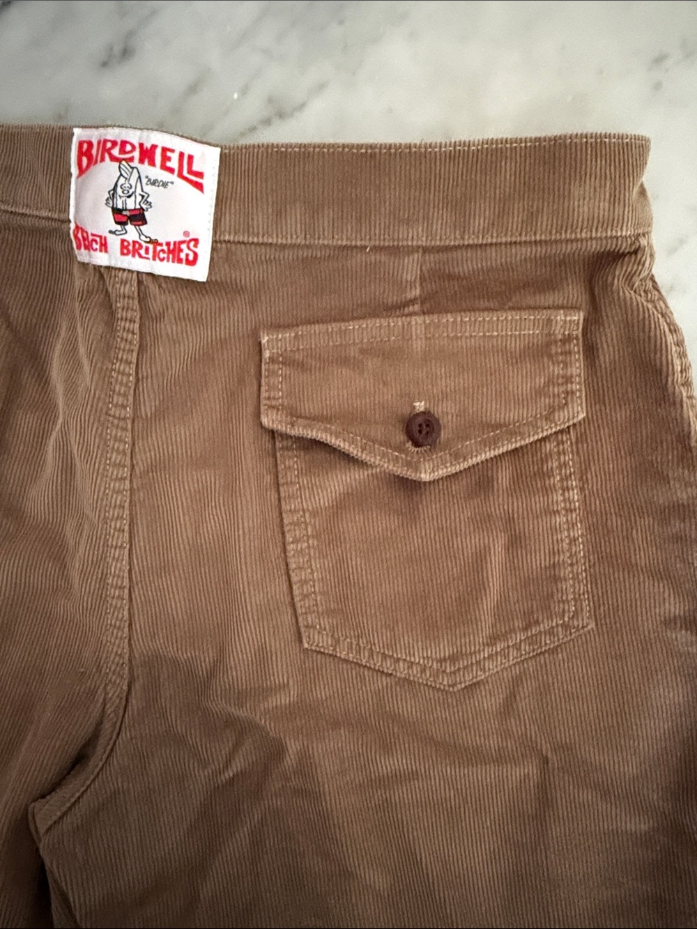 Birdwell Beach Britches 32 Brown Corduroy - Picture 7 of 7